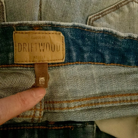 DRIFTWOOD KELLY EMBROIDERED MID RISE BOOTCUT JEANS 28 - Picture 5 of 6